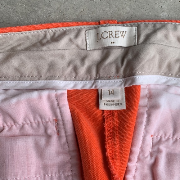J. Crew Orange Shorts - Picture 3 of 3